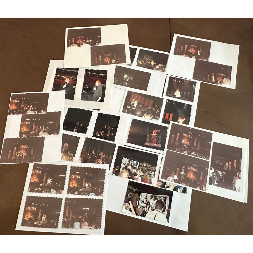 Vintage 53 Reba McEntire My Story Concert Photographs Lot Candid Stage‎ Photos